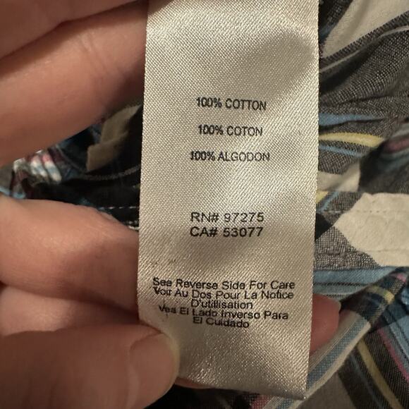 Fox Racing Women’s Plaid Button Up Flannel Shirt Long Sleeve Cotton Top Size L - Picture 7 of 8